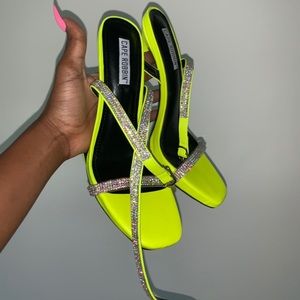 Neon crystal  heels